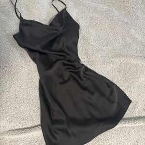 Silk cowl neck urban outfitters evening dress